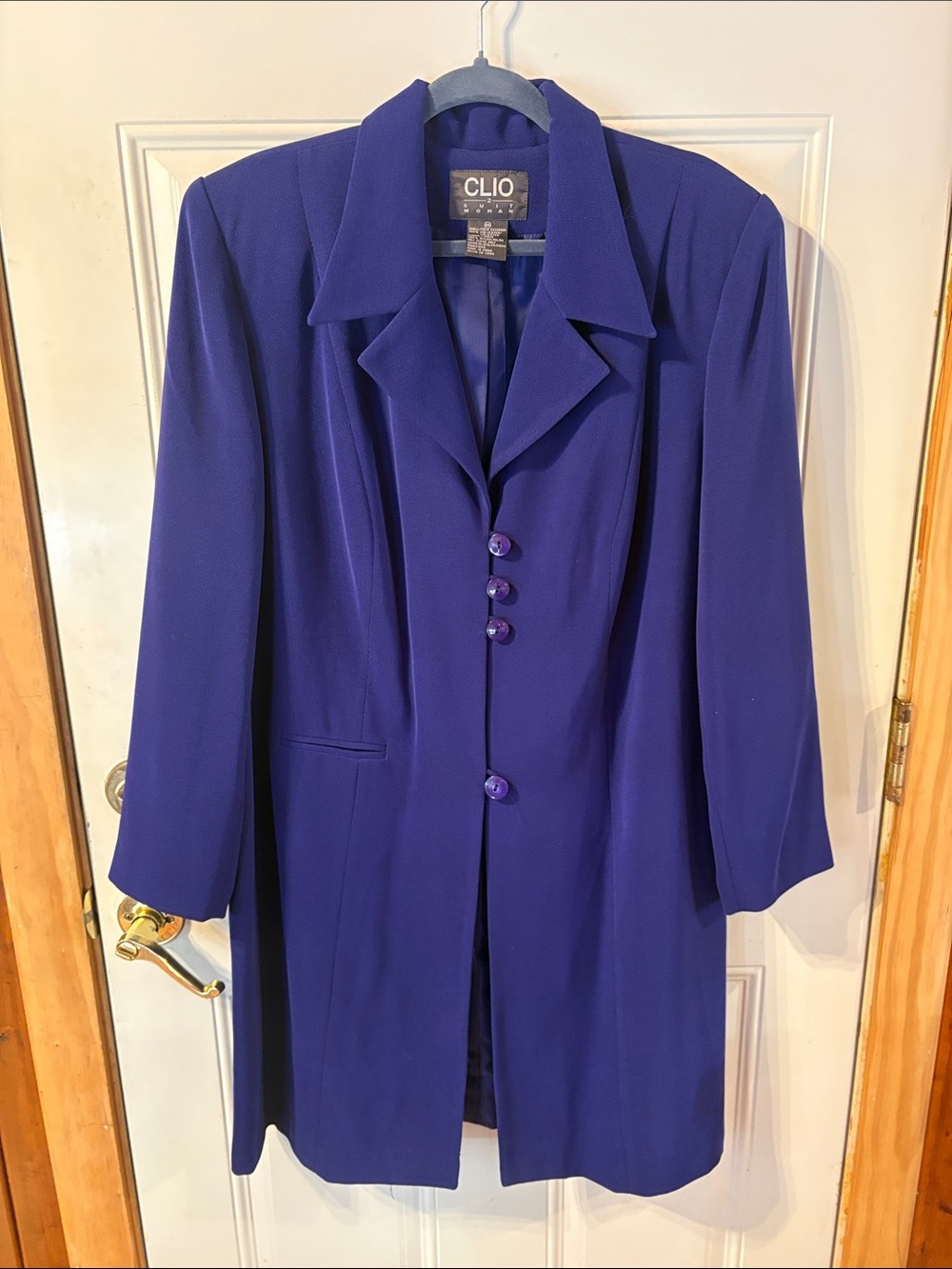 CLIO Long Purple Blazer/Jacket Size 16W
